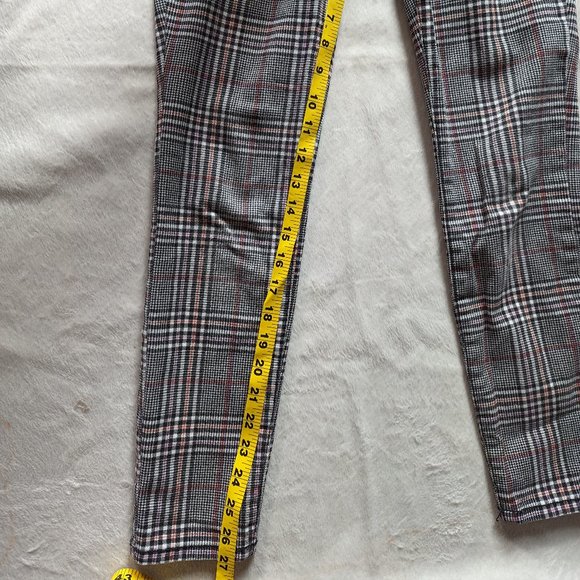 WILLIAM RAST HIGH RISE SKINNY ANKLE PLAID WOMEN'S - Picture 3 of 9